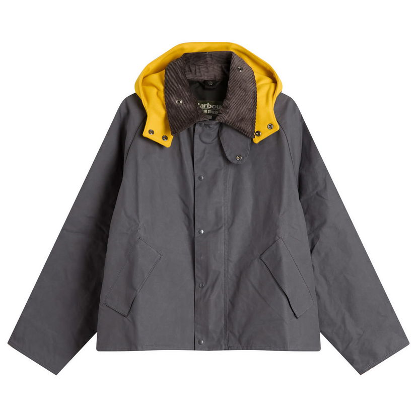 Jakke Barbour Kaptain Sunshine Short Cruiser Jacket Grå | MCA1070GY71