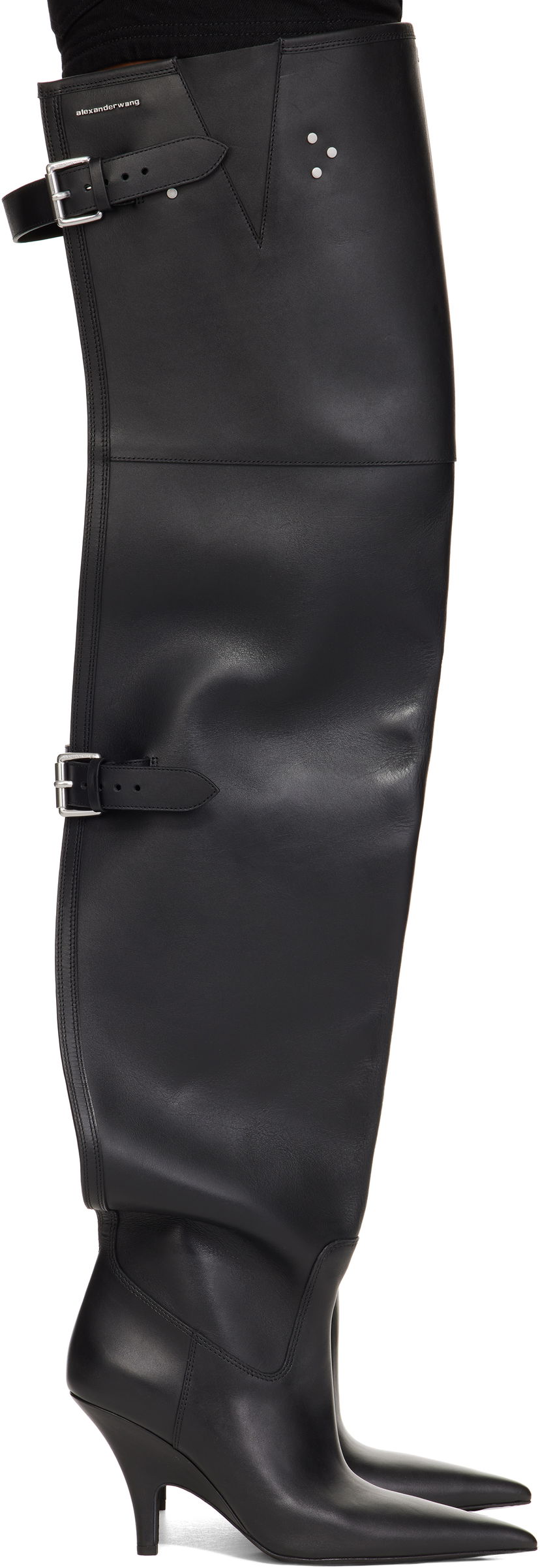 Sneakers og sko Alexander Wang Diablo Open Back Boots Sort | 30324B036