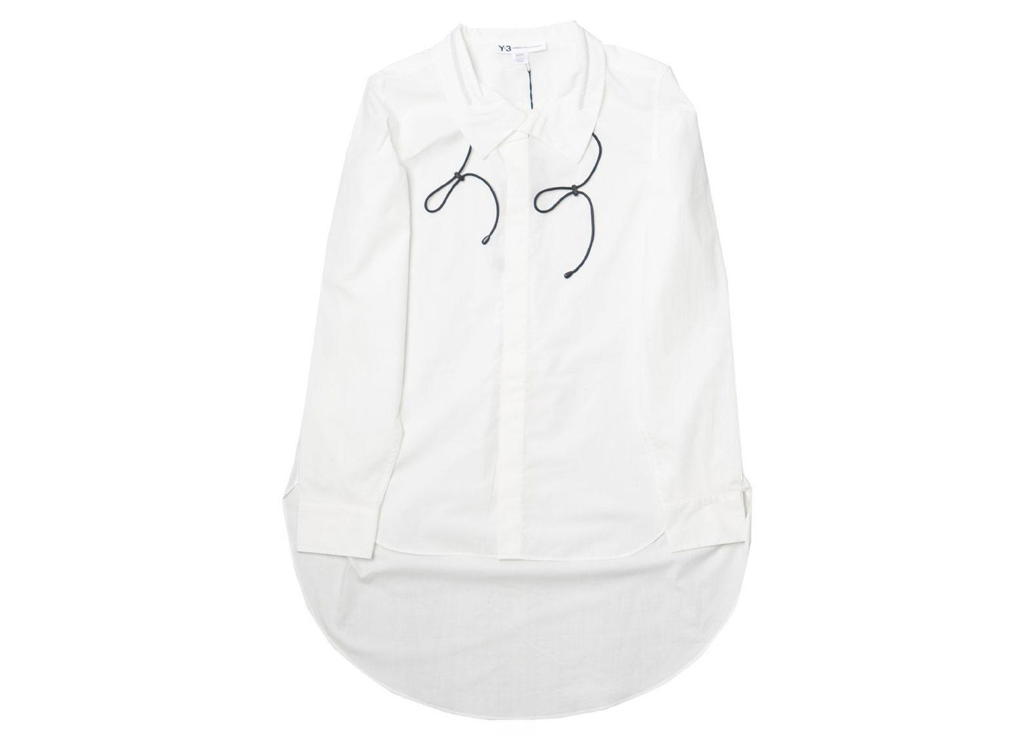Skjorte adidas Originals Y-3 Tie-Cord Shirt Hvid | DP0738, 0
