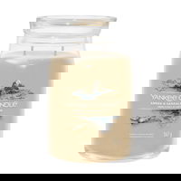 Signature Large Jar 2 Wicks Amber & Sandalwood Universal Natural & Synthetic Fragrance 567g