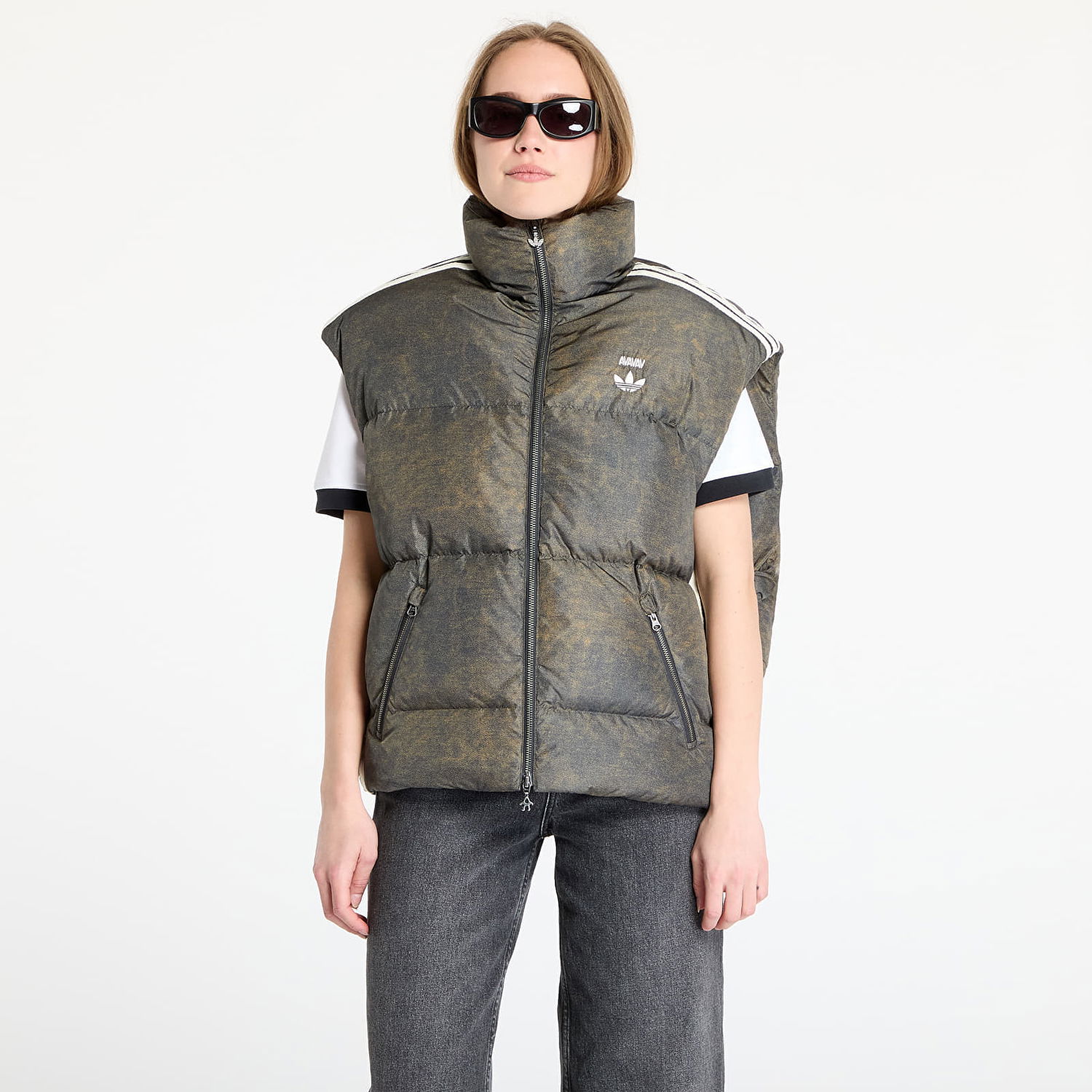 Vest adidas Originals adidas x Avavav Puffer Vest Brun | JP4848, 0