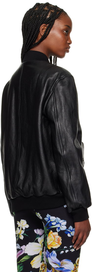 Bomberjakke Dolce & Gabbana Dolce&Gabbana Nappa Leather Bomber Jacket Sort | F9S37L HULQJ, 2