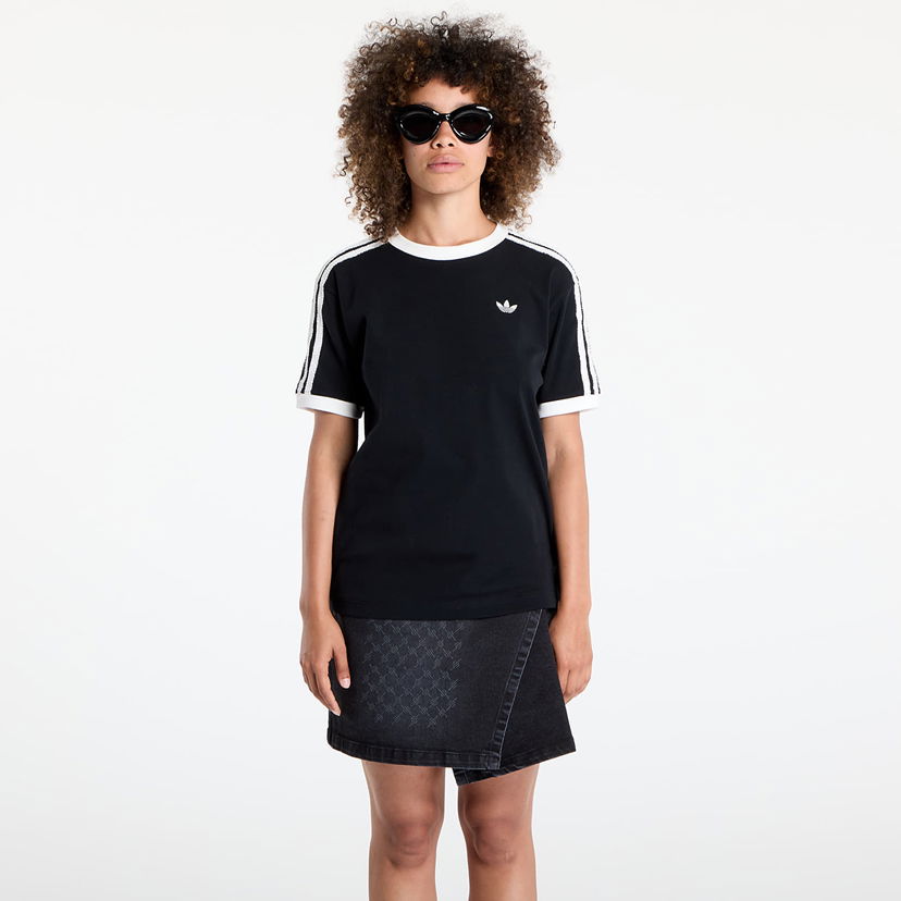T-shirt adidas Originals Originals Ruffle 3-Stripes Tee Sort | KC8819