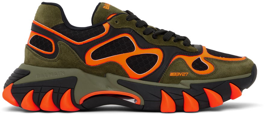 Sneakers og sko Balmain Khaki & Orange B-East Rød | BM1VI327TSVM, 0