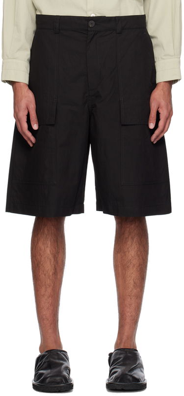 Shorts Studio Nicholson Studio Nicholson Cargo Pocket Shorts Sort | TILLER SNM - 1142, 0