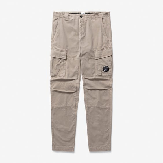 Bukser C.P. Company Stretch Sateen Cargo Pants Beige | 15CMPA186A-335, 0