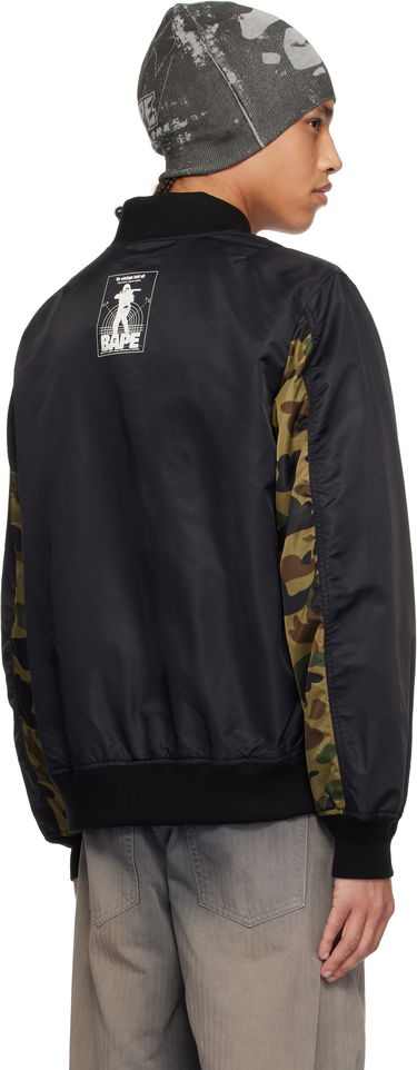 Bomberjakke BAPE A Bathing Ape 1st Camo Bomber Jacket Sort | 001LJK801006M, 2