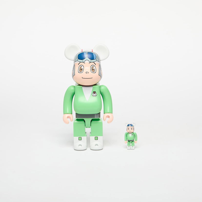 Collectible Medicom Toy BE@RBRICK Bon 100% & 400% Figurine Set Grøn | 4530956616100