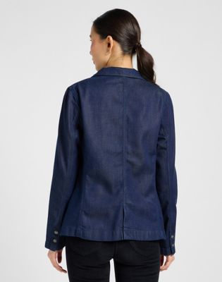 Jakke Lee Relaxed Structured Blazer XS Mørkeblå | 112370868, 0