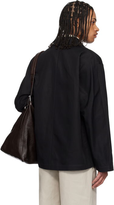 Jakke LEMAIRE Lemaire Boxy Workwear Jacket Sort | OW1148 LF1350, 2