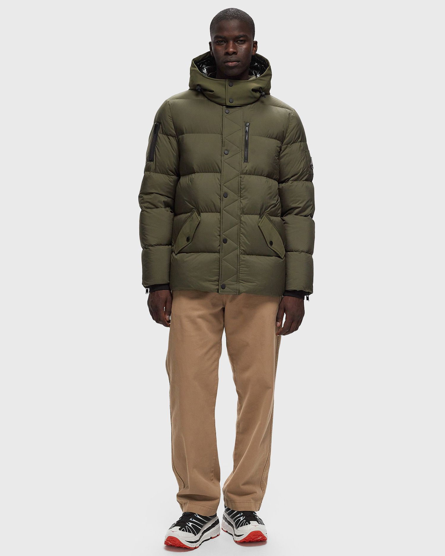 Puffer jakke Moose Knuckles EVEREST 3Q Down Grøn | M34MJ196-1454, 1