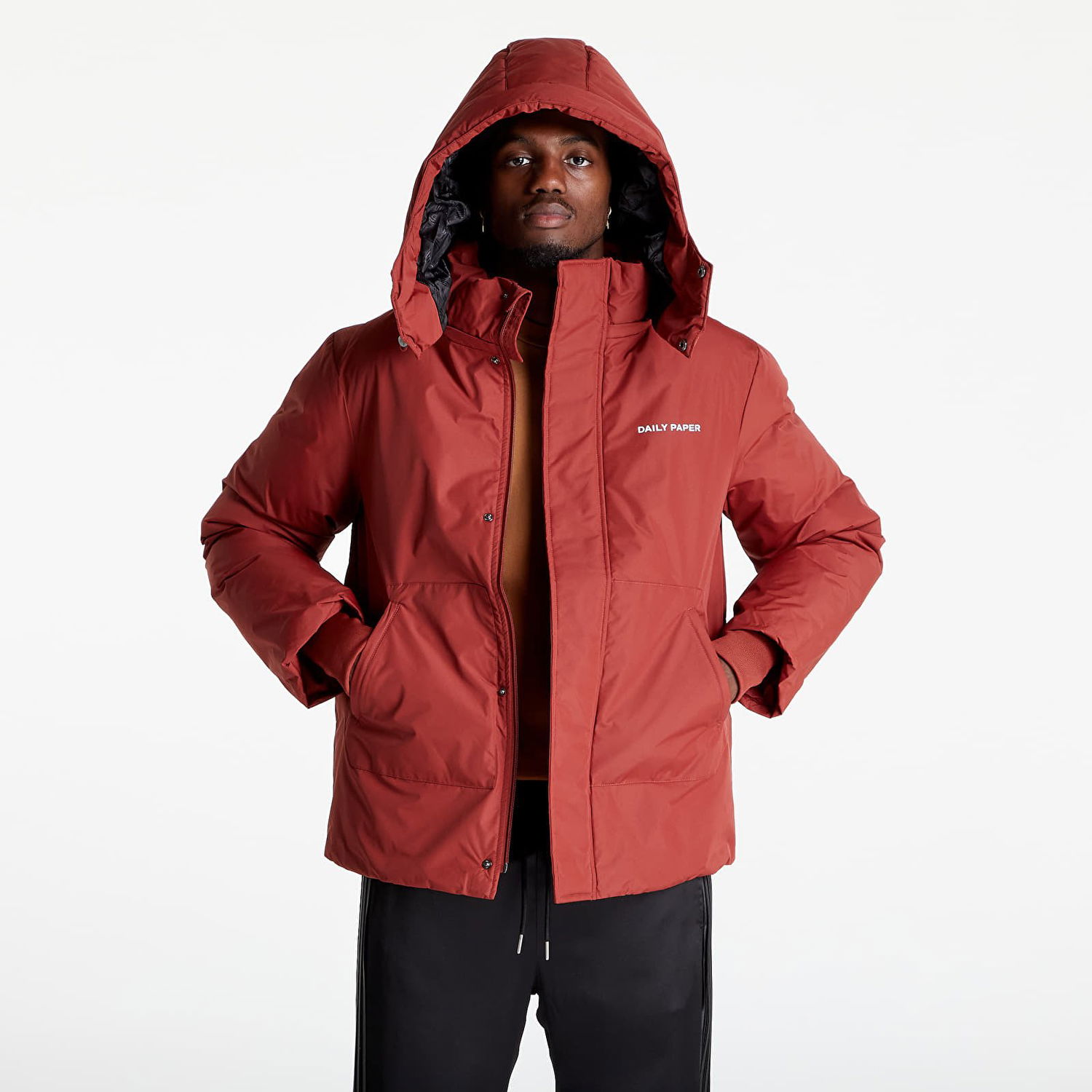 Puffer jakke DAILY PAPER Nuraz Puffer Jacket Rød | 2221193, 0