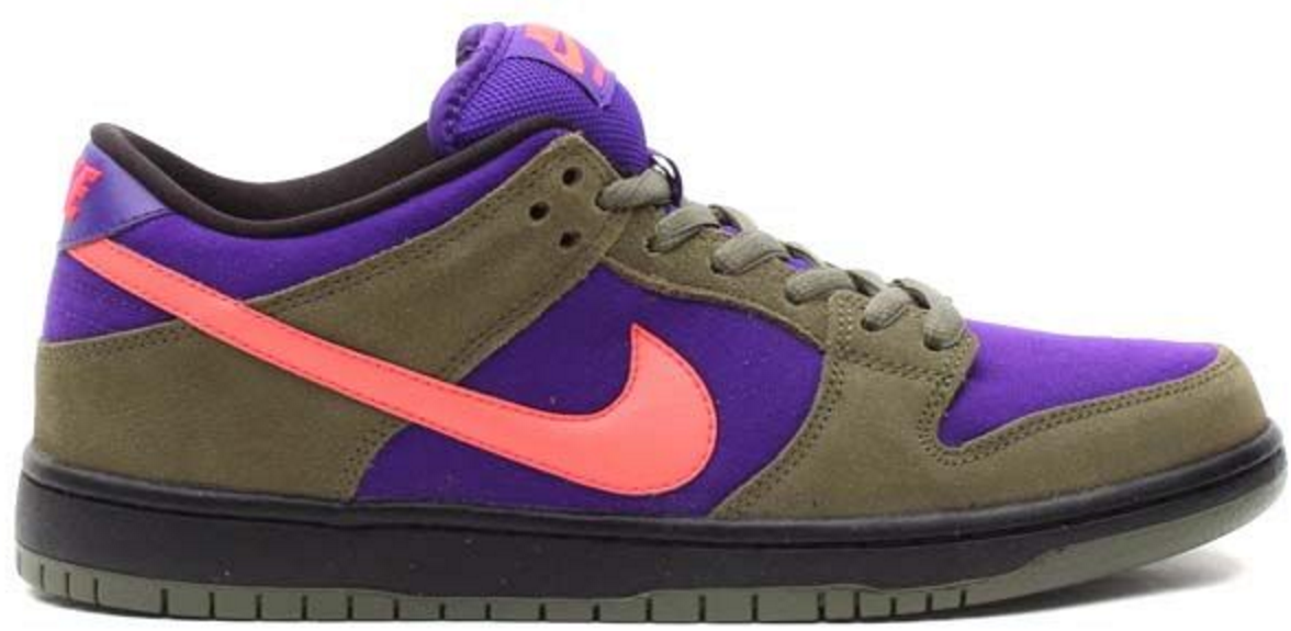 Sneakers og sko Nike SB SB Dunk Low Olive Atomic Red Grøn | 304292-265, 0