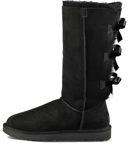 Sneakers og sko UGG Bailey Bow Tall II Fleece Lined Boots Sort | 1016434-BLK, 0