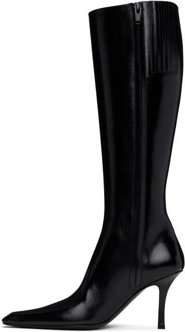 Frakker Alexander Wang Alexander Wang Vivica 85mm Knee-High Boots Sort | 30125B040, 2