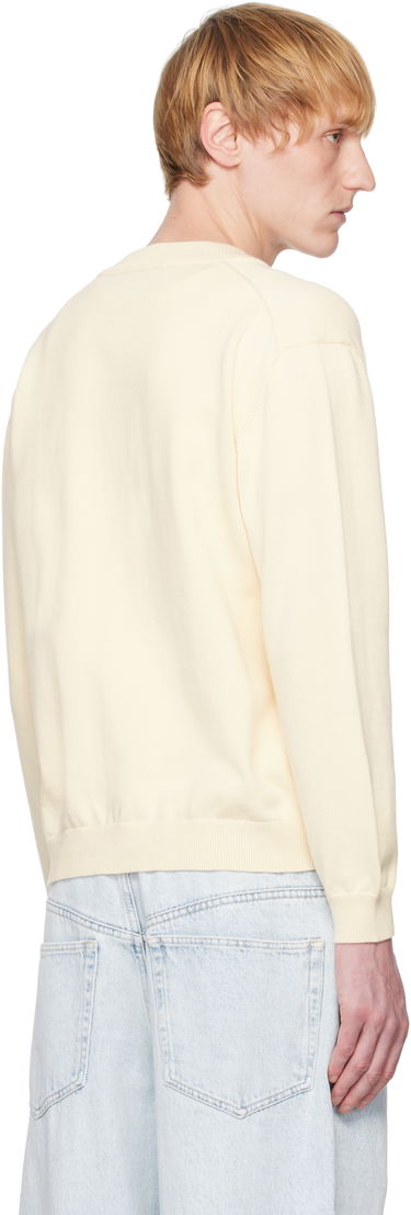 Sweater MAISON KITSUNÉ Maison Kitsuné Fox Head Embroidered Cardigan Gul | OM02135KT1135, 2