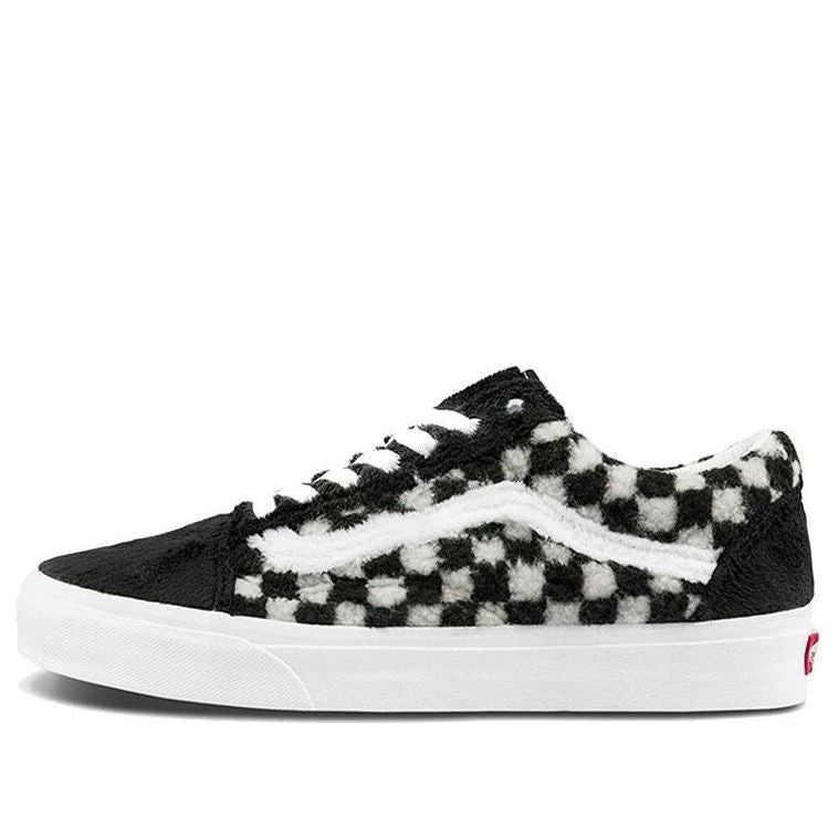 Sneakers og sko Vans Old Skool Sherpa Checkerboard Sort | VN0A5KRF95A