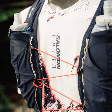 Rygsæk Salomon S/LAB Ultra 10 Set Hydration Vest Mørkeblå | lc2174400, 4