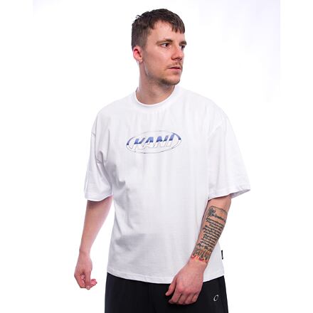 T-shirt Karl Kani Karl Kani Woven Signature Chrome Logo Crop Tee Hvid | KK-60300356