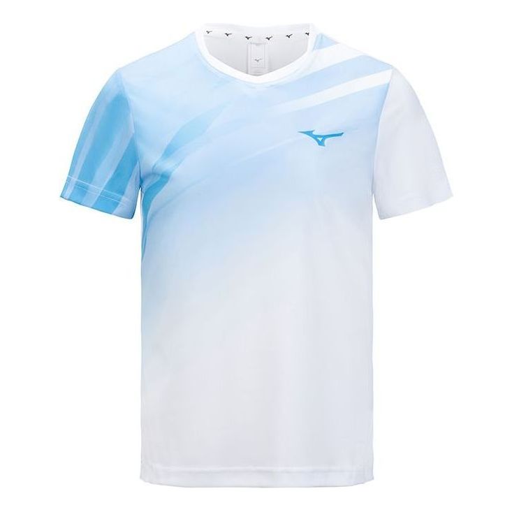T-shirt Mizuno Sportswear Logo T-shirt Blå | 73CA34Z1, 0