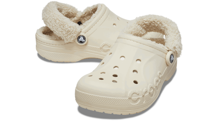 Sneakers og sko Crocs Baya Lined Fuzz-Strap Clogs Beige | 206633-11S, 1