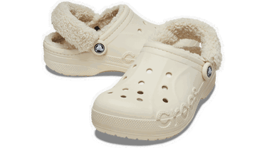 Sneakers og sko Crocs Baya Lined Fuzz-Strap Clogs Beige | 206633-11S, 1