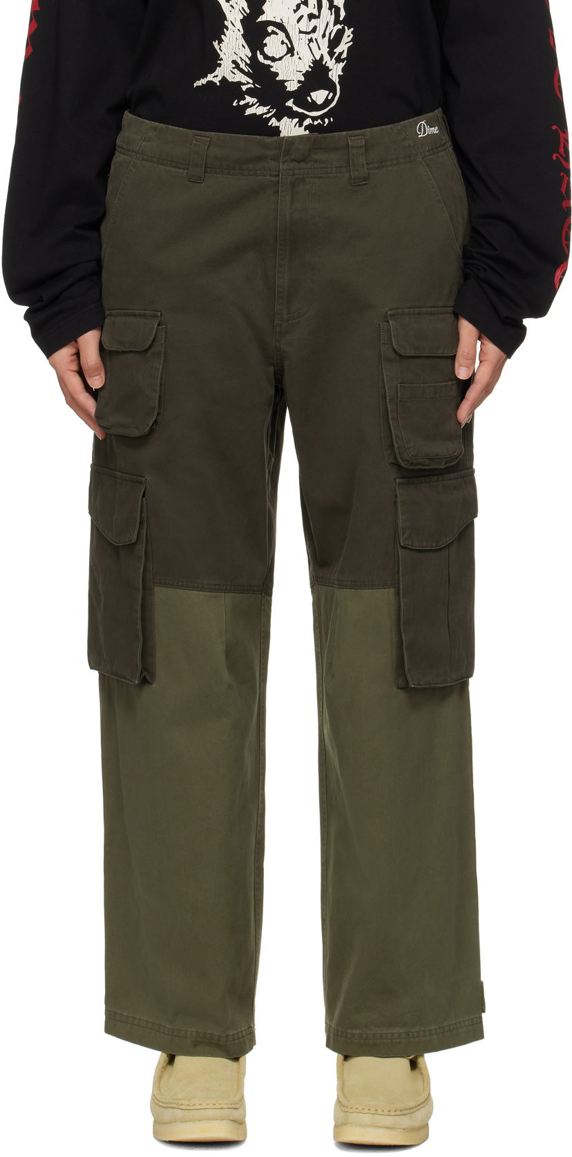 Cargo bukser Dime Fishing Cargo Pants Grøn | DIMEFA2449OLI