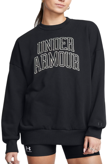 Sweatshirt Under Armour Crewneck Sweatshirt Sort | 1386493-001, 0