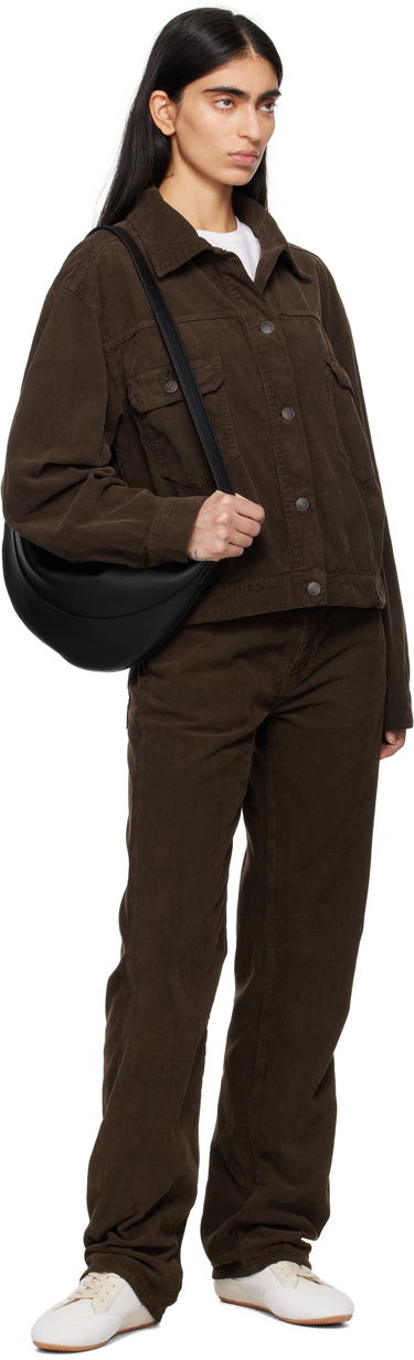 Skuldertaske The Row The Row Jouve Leather Shoulder Bag Sort | W1772-L145, 3