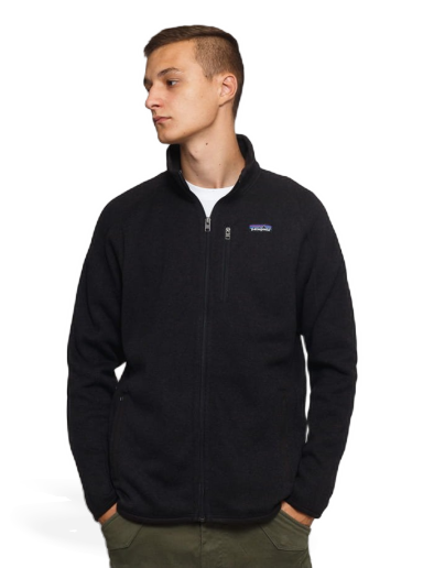 Sweatshirt Patagonia Better Sweater Jacket Sort | 25528 BLK