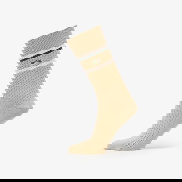 Sokker Lacoste Lacoste Striped Ribbed Socks Beige | RA5988 7PT, 1