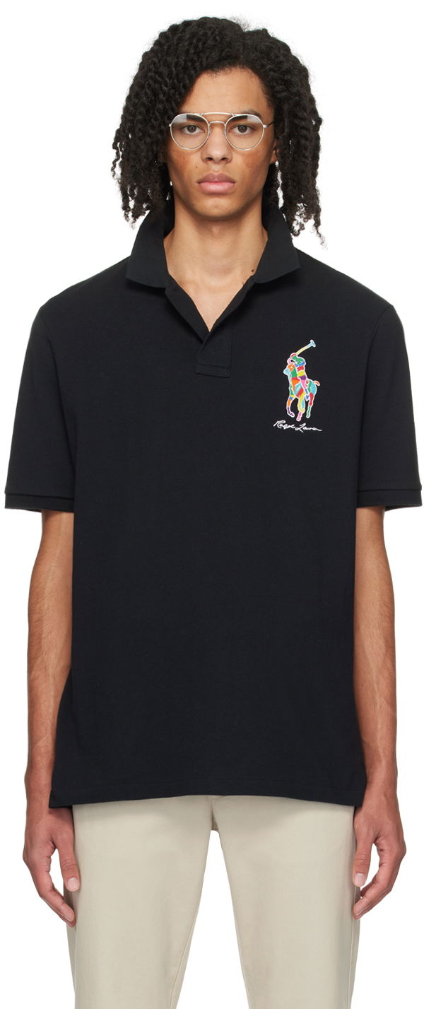 Polo skjorte Polo by Ralph Lauren Classic Big Pony Polo Tee Sort | 710926413003