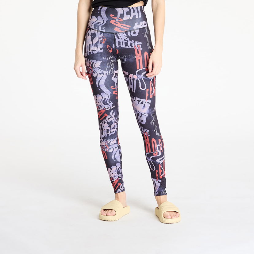 Leggings Horsefeathers Horsefeathers Claris Typo Print Leggings Sort | SW848I