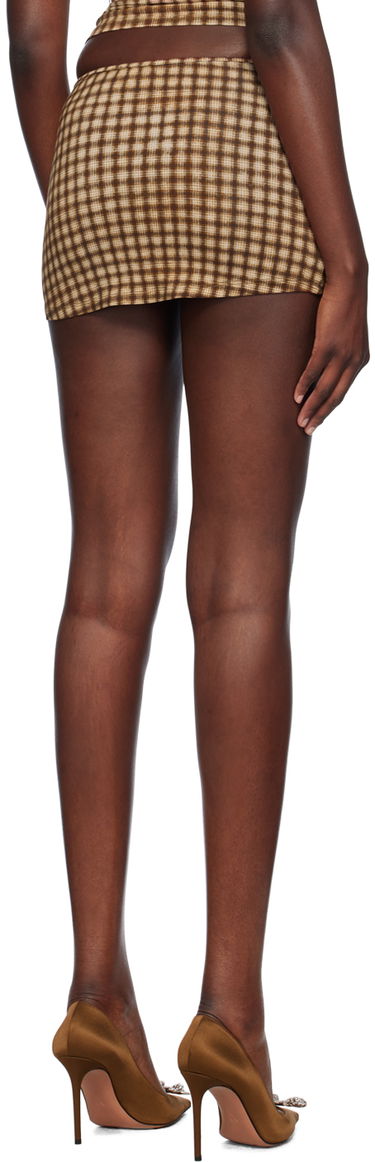 Nederdel Miaou Miaou Elektra Cutout Miniskirt Brun | 4014TJBPLD, 2