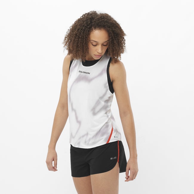Tanktop Salomon S/LAB Speed Tank Top Hvid | LC2695400