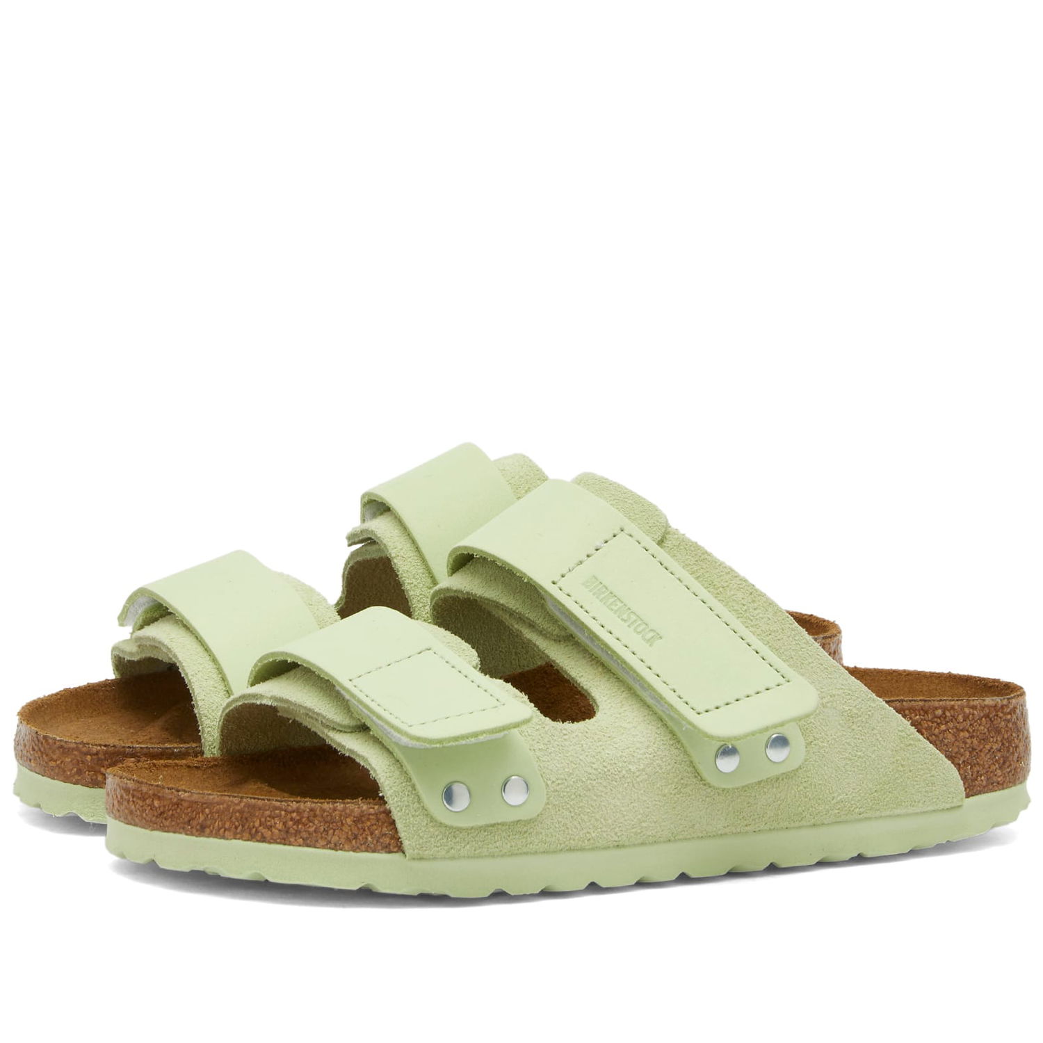 Sneakers og sko Birkenstock Uji in Faded Lime Suede, Size UK 3.5 | END. Clothing Grøn | 1026818, 0