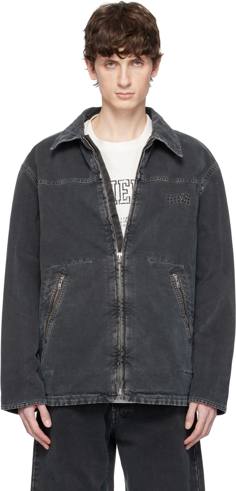 Jakke Maison Margiela MM6 Maison Margiela Sports Jacket Sort | SH0AM0041 M35249