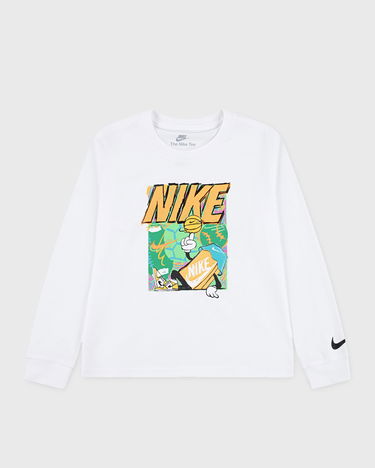 T-shirt Nike Nike Long Sleeve T-Shirt Hvid | 86N322-001, 0