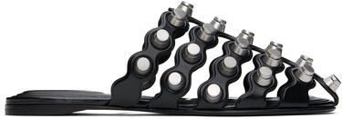 Sneakers og sko Alexander Wang Alexander Wang Rexa Cage Slide Sandals Sort | 30125M014, 0