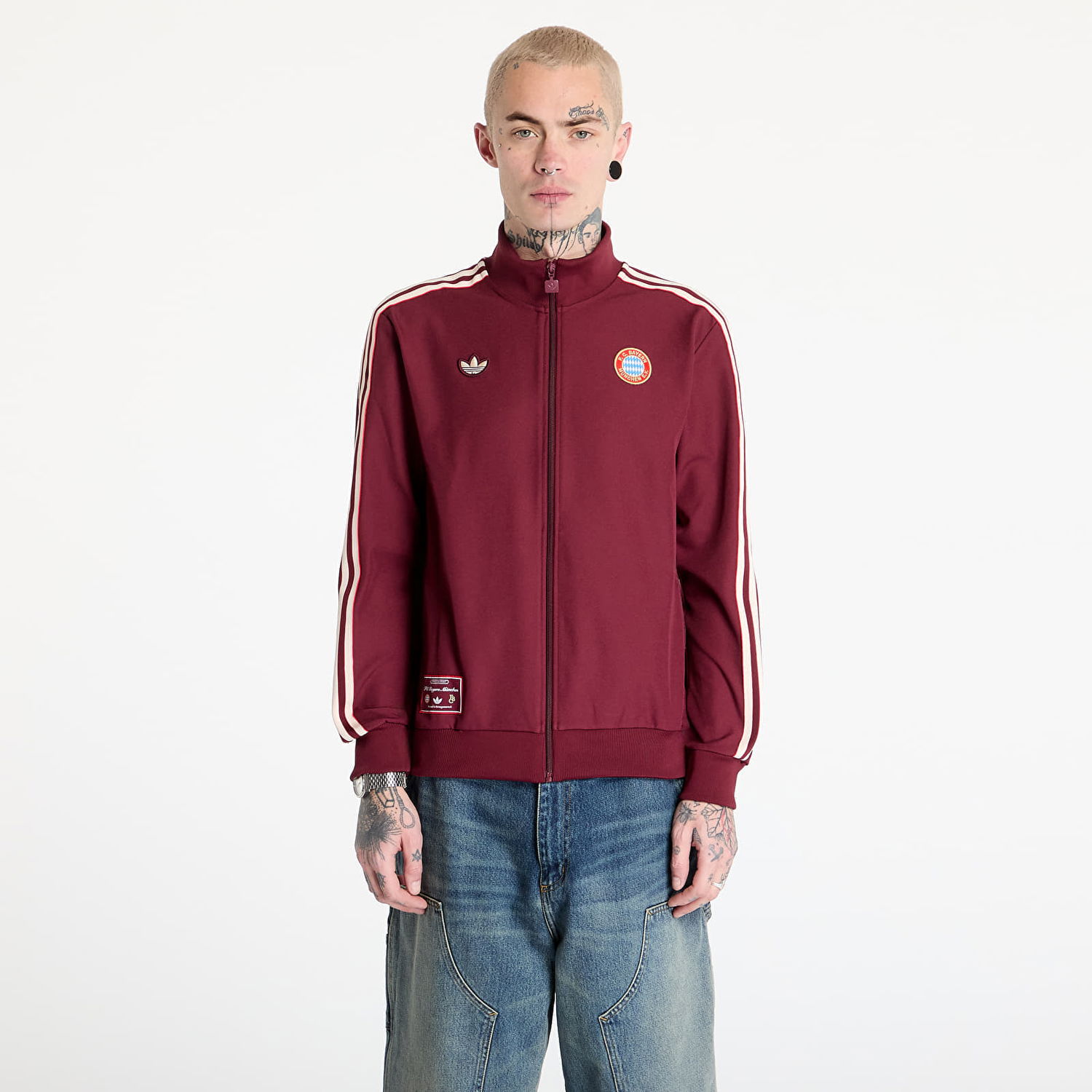 Træningsdragt adidas Originals FC Bayern Muenchen Icon Track Top Bourgogne | JF0582, 0