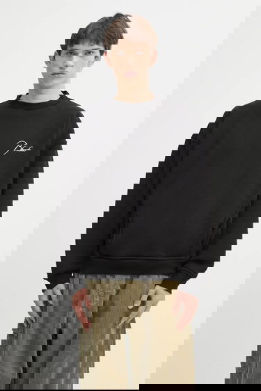 Sweatshirt Rhude Classique Crewneck Script Logo Sweatshirt Sort | RHFW25ST06012, 0