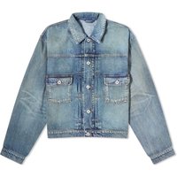 Jakke KENZO Stone Bleach Trucker Jacket Stone Dirty Blue Denim Blå | FD65DV3036B7-DY, 2