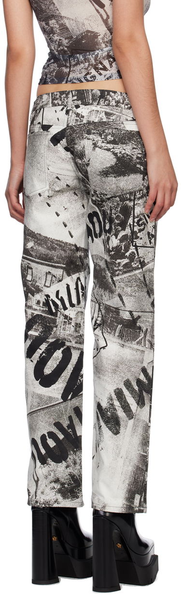 Jeans Miaou Miaou Atlas Printed Trousers Flerfarvet | 1023SCEYR, 2