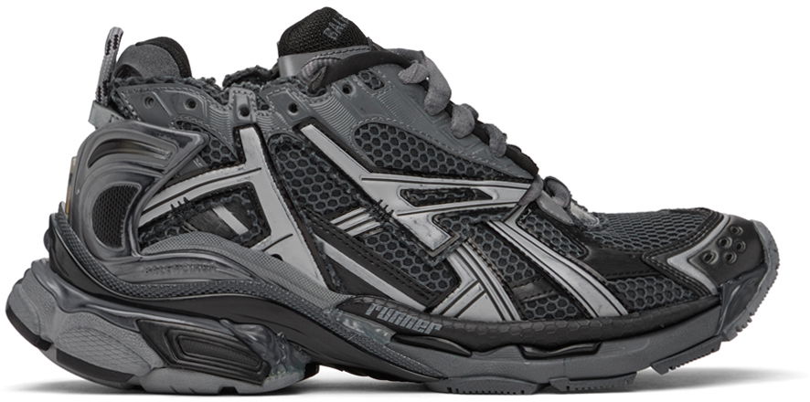 Sneakers og sko Balenciaga Runner "Black Gray" Grå | 677403-W3RBR-1515, 0