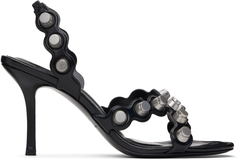 Tilbehør Alexander Wang Alexander Wang Riot 85 Heeled Sandals Sort | 30125S018