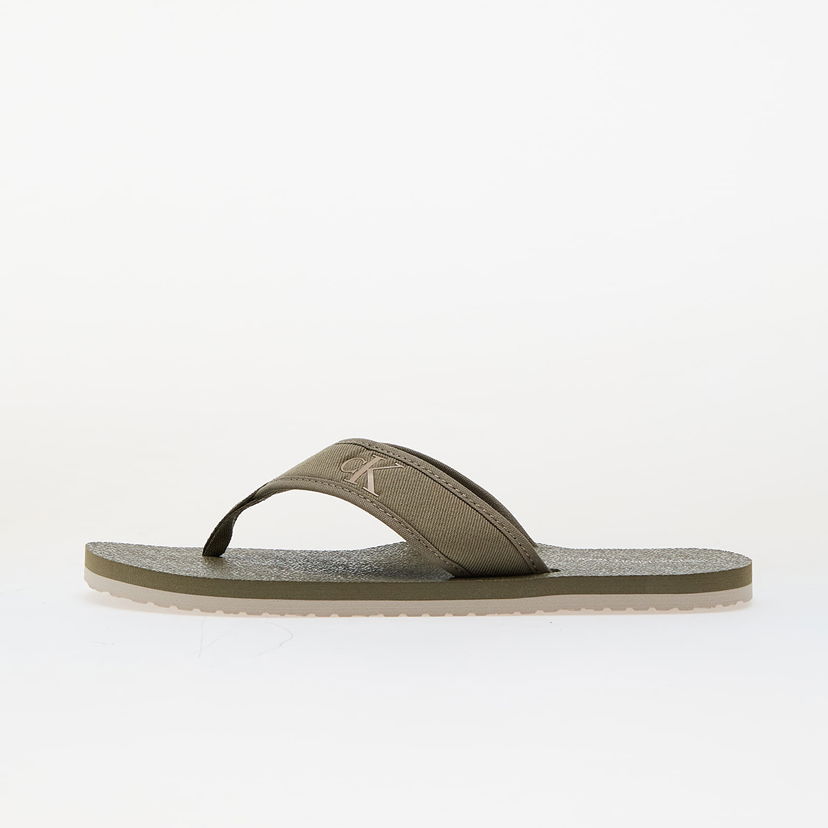 Sneakers og sko CALVIN KLEIN Jeans Thong+ Cv Green Grøn | YM0YM01235 LH9