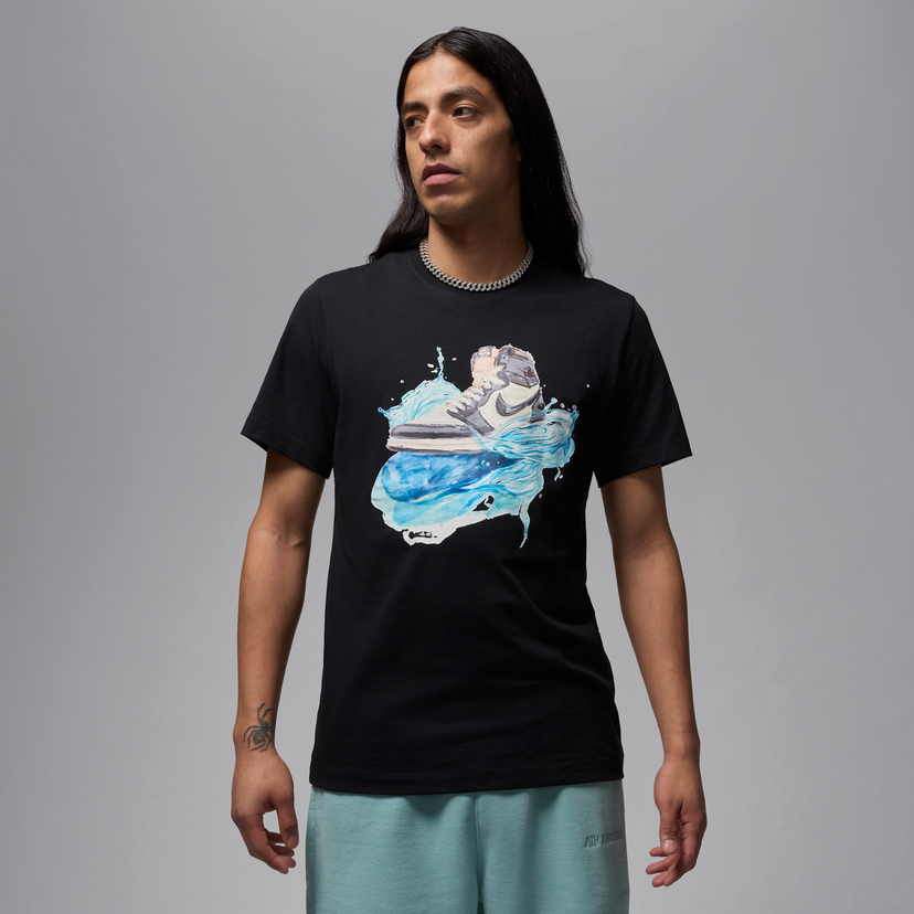 T-shirt Jordan Jordan Flight Essentials AJ1 Short Sleeve T-Shirt Sort | IB3355-010