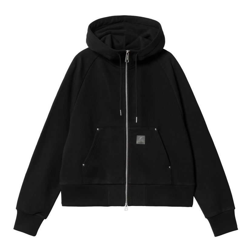 Sweatshirt Carhartt WIP Hooded Eldon Jacket Sort | I034374_8
