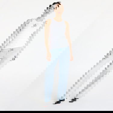 Tanktop CALVIN KLEIN Calvin Klein Jeans Cotton Rib Tank Top Hvid | LV044C219G YAA, 3