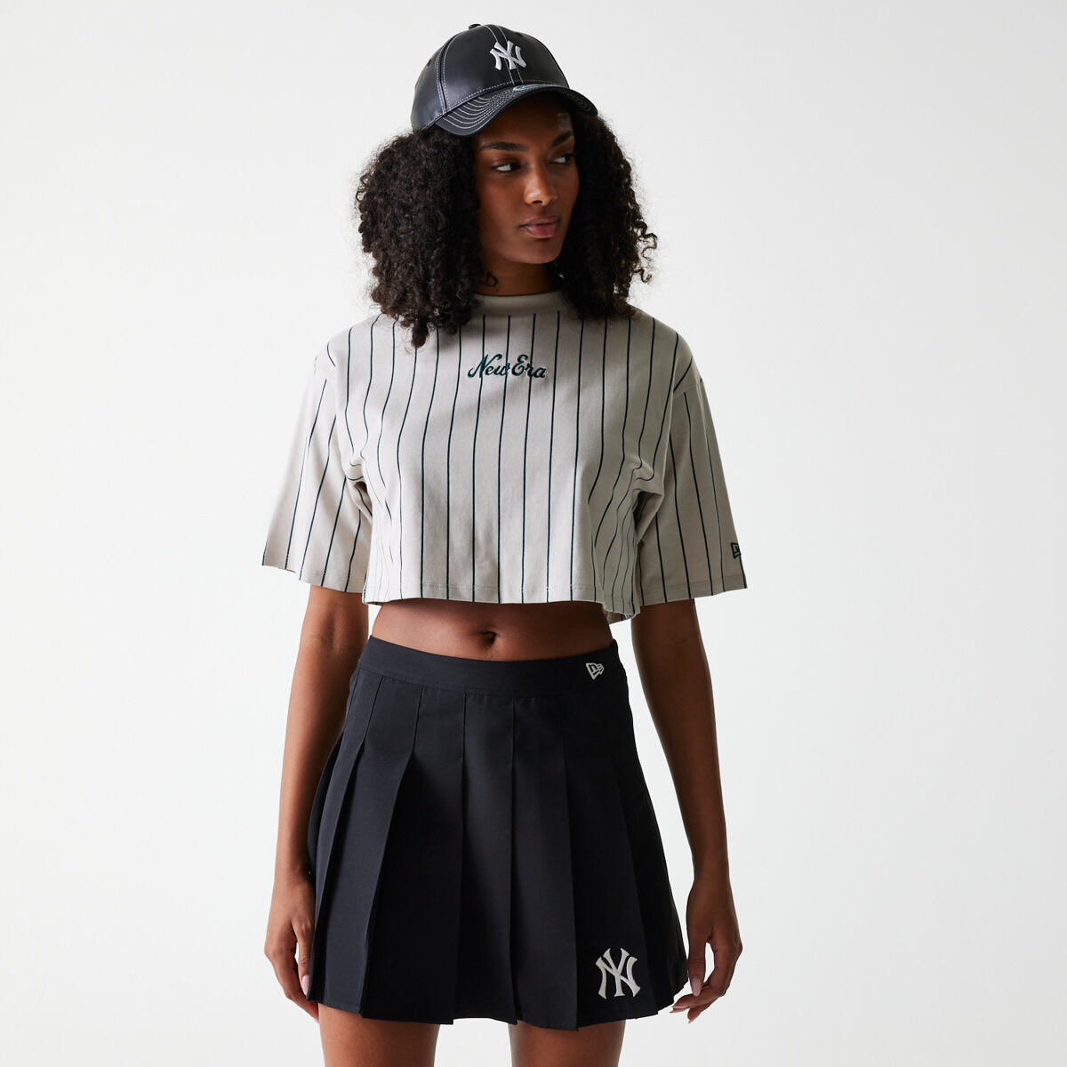 Nederdel New Era New Era MLB NY Yankees Tennis Skirt Sort | 60684469, 1
